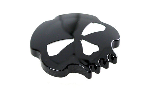 Wyatt Gatling Skull Left Side Gas Cap Black - 38-0964