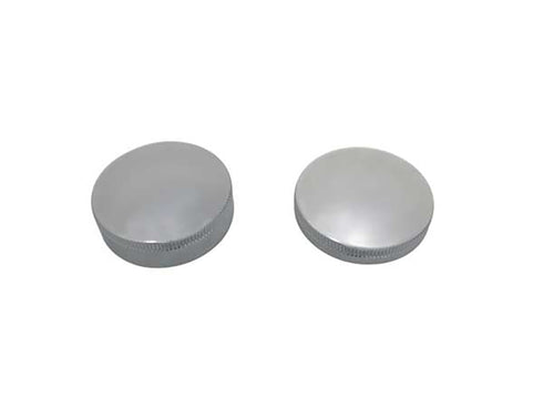 Wyatt Gatling Gas and Oil Cap Set Chrome - 38-0967