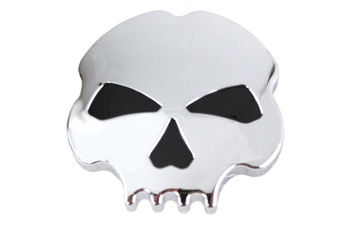 Wyatt Gatling Skull Left Side Gas Cap Chrome - 38-0987