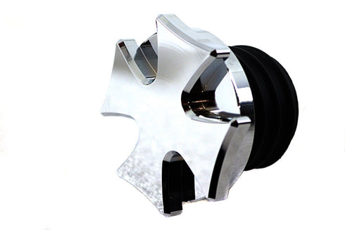 V-Twin Iron Cross Gas Cap Chrome - 38-0997