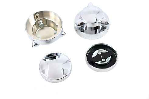 V-Twin Krommet Gas Cap Set - 38-1282