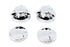 V-Twin Krommet Gas Cap Set - 38-1282