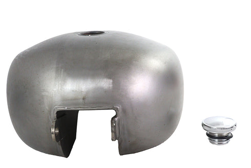 V-Twin M8 Bobbed Gas Tank Raw - 38-1349