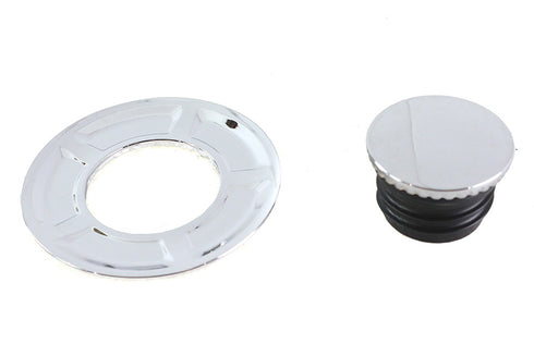 V-Twin Pop Up Style Vented Gas Cap Chrome - 38-1874