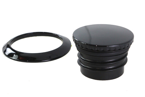 V-Twin Pop Up Style Vented Gas Cap Black - 38-1875