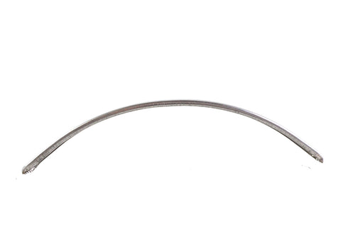 V-Twin Large Ribbed Emblem Trim Stainless Steel - 38-1996