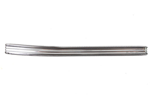 V-Twin Small Ribbed Emblem Trim Stainless Steel - 38-1997