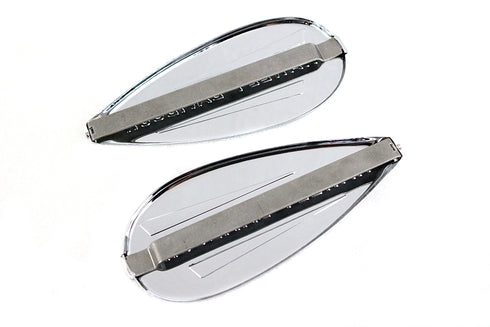 V-Twin Right and Left Gas Tank Emblem Set - 38-4045