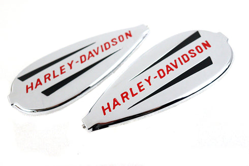 V-Twin Right and Left Gas Tank Emblem Set - 38-4045