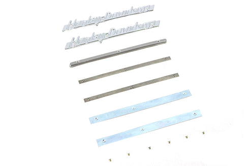 OE 1951-1954 Emblem Kit with Stainless Steel Strips - 38-6530