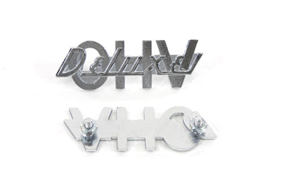 V-Twin Fender Emblem Set inchDeluxe Overhead Valve inch - 38-6675