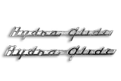 V-Twin Front Fender inchHydra Glide inch Emblem Set - 38-6676
