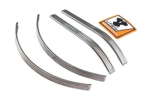 V-Twin Knucklehead Tank Stainless Steel Trim Set 1940-46 - 38-6679