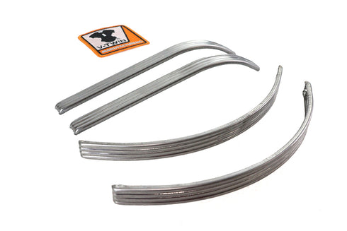 V-Twin Knucklehead Tank Stainless Steel Trim Set 1940-46 - 38-6679