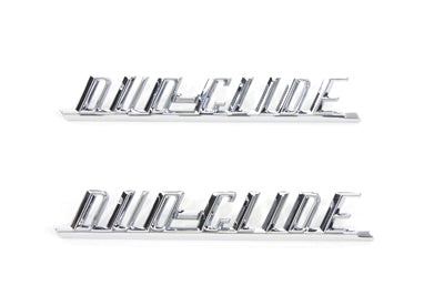 Replica inchDuo-Glide inch Fender Emblem Set - 38-6680