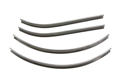 Wyatt Gatling Mount Strips for Gas Tank Emblems Raw Steel - 38-6681