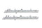 V-Twin Emblem Set with Chrome Lettering - 38-6694
