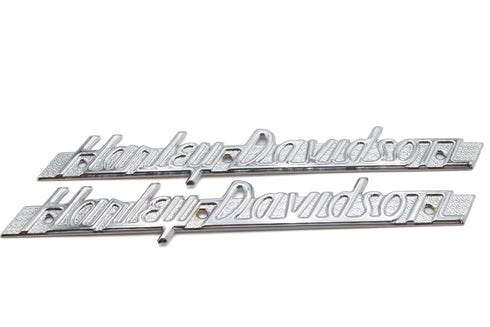 V-Twin Emblem Set with Chrome Lettering - 38-6694