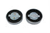 Wyatt Gatling Gas Cap and Oil Cap Set Chrome - 38-7018