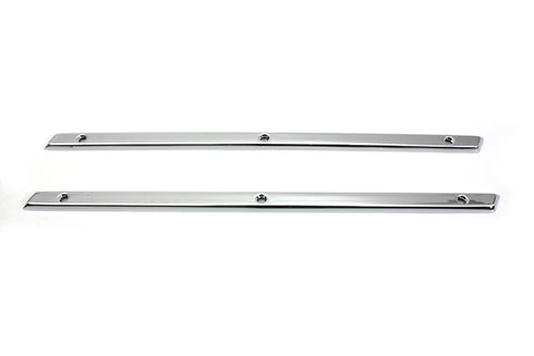 Wyatt Gatling Chrome Steel Emblem Trim Strips - 38-7045