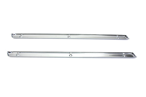 Wyatt Gatling Chrome Steel Emblem Trim Strips - 38-7045