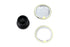 V-Twin Flush Mount Gas Cap & Left Side Tank Cap Kit Chrome - 38-7057