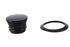 V-Twin Flush Mount Gas Cap Black - 38-7060