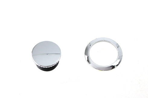 V-Twin Flush Mount Gas Cap Chrome - 38-7061