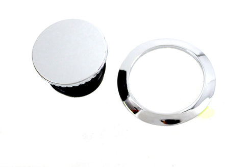 V-Twin Flush Mount Gas Cap Chrome - 38-7063
