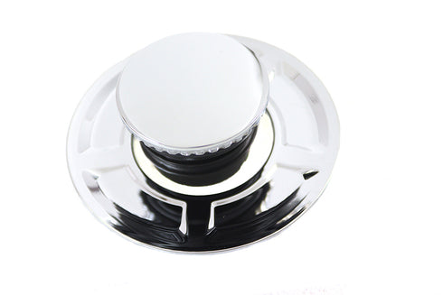 V-Twin Flush Mount Gas Cap Chrome - 38-7065