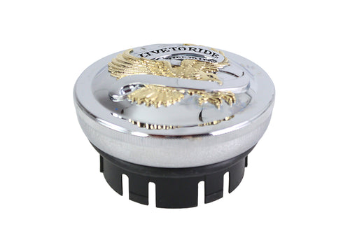 Wyatt Gatling Eagle Spirit Gas Cap Non-Vented Gold - 38-7082