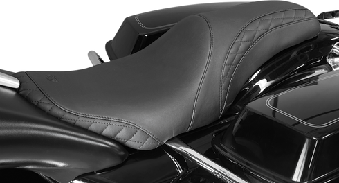 MUSTANG Seat - Tripper Fastback™ - Stitched w/ Small Diamond-Stitched Inlays - Black - FL '08-'25 75269
