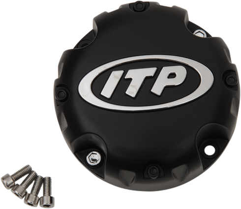 ITP Center Cap - Replacement/Wheel - Cyclone - Black B110CY