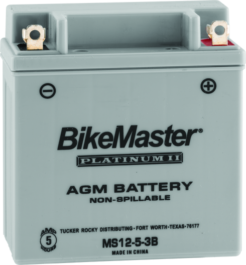 BikeMaster AGM Battery - MS12-5-3B