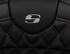 SADDLEMEN Roadsofa™ Seat - with Backrest - Dark Gray Stitch - FL '08-'23 808-07B-182B2