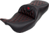 SADDLEMEN Roadsofa™ Seat - with Backrest - Red Stitch - FL '08-'23 808-07B-182B4