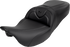 SADDLEMEN Roadsofa™ Seat - with Backrest - Carbon Fiber - Black Stitch - FL '08-'19 808-07B-185B0