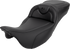 SADDLEMEN Roadsofa™ Extended Reach Seat - Carbon Fiber - Black Stitch - without Backrest - FL '08-'24 808-07B-18600
