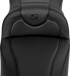 SADDLEMEN Roadsofa™ Extended Reach Seat - Carbon Fiber - Black Stitch - without Backrest - FL '08-'24 808-07B-18600