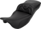 SADDLEMEN Roadsofa™ Extended Reach Seat - Carbon Fiber - Black Stitch - Backrest - FL '08-'24 808-07B-186B0