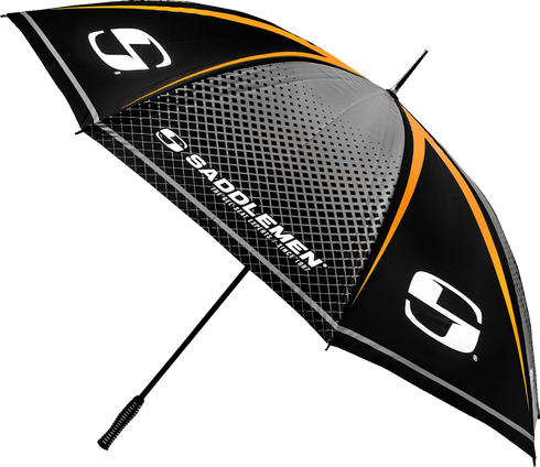 SADDLEMEN Umbrella - Black/Gray/Orange 9501-0292