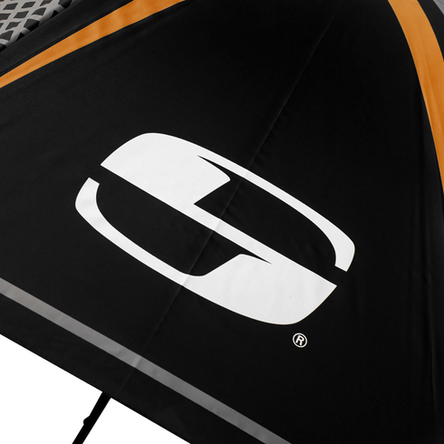 SADDLEMEN Umbrella - Black/Gray/Orange 9501-0292