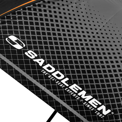 SADDLEMEN Umbrella - Black/Gray/Orange 9501-0292