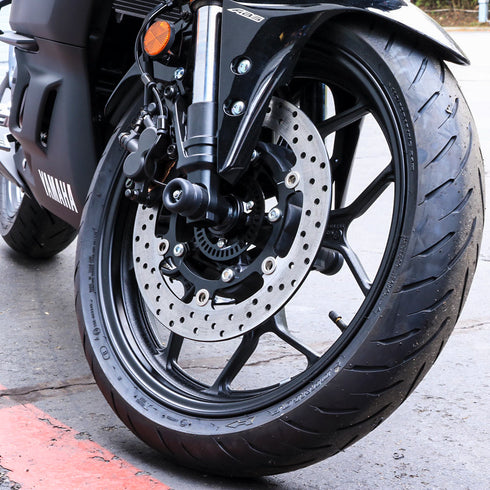 Front Axle Sliders Black