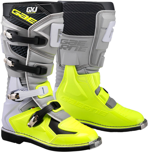 GAERNE Gx J Boots Grey/Yellow Fluo Sz 02 - 480-60202