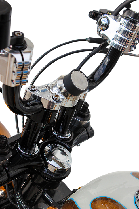 KLOCK WERKS iOmounts™ Device Mount - Handlebar Clamp - Chrome KWD-02-0384