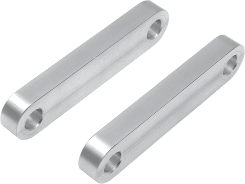 KLOCK WERKS Hugger Front Fender Mounting Blocks - For 21" Wheels - Satin KWFS-02-0102