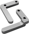 KLOCK WERKS Front Fender Mounting Blocks - Satin KWFS-02-0410-C