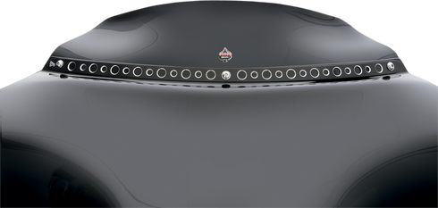 KLOCK WERKS Flare™ Windshield - 3-1/2" - Black - '96-'13 FLH KWW-01-0204