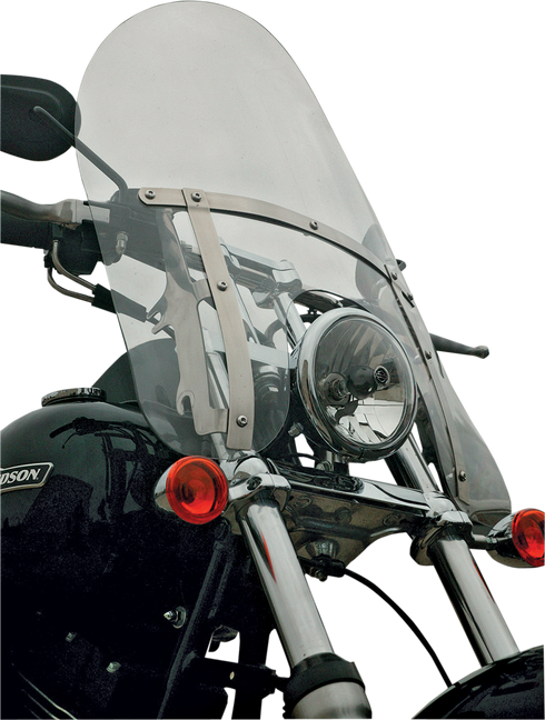KLOCK WERKS Flare™ Windshield - 18" - Clear - Harley-Davidson® KWW-02-0223